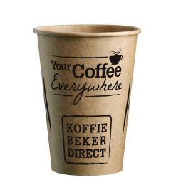 Koffiebekers Kraft bedrukken 180 ml 